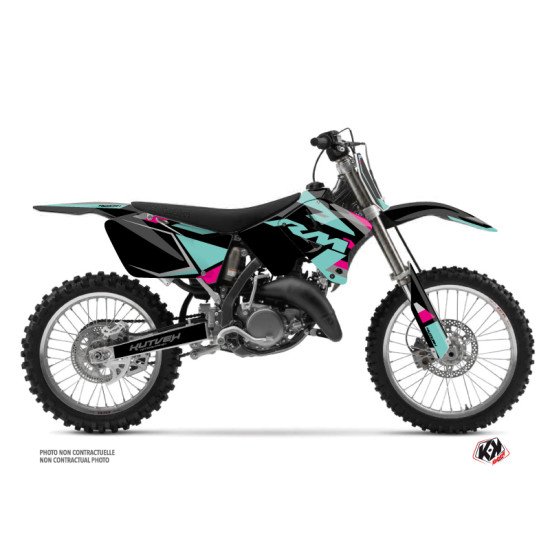 Kit Deco Moto Cross Label Suzuki 125 RM Turquoise