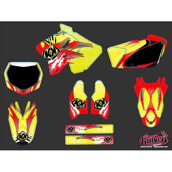 Kit Deco Moto Cross Graff Suzuki 125 RM