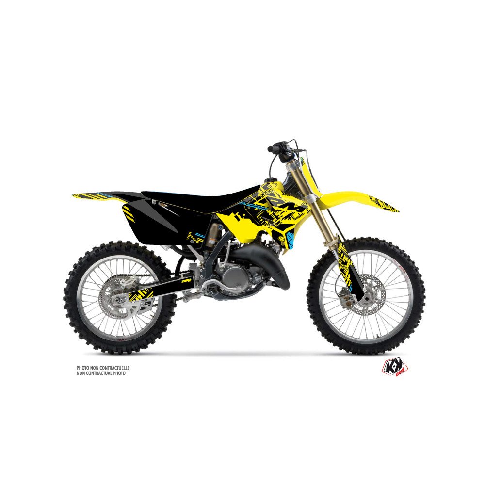 Kit Deco Moto Cross Zero Suzuki 125 RM Jaune