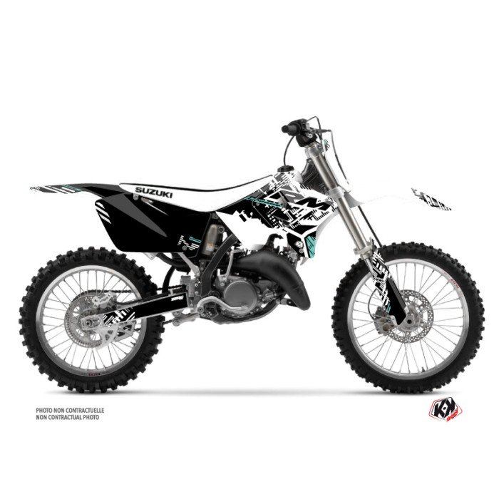 Kit Deco Moto Cross Zero Suzuki 125 RM Turquoise