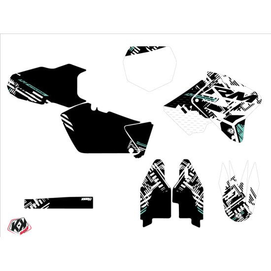 Kit Deco Moto Cross Zero Suzuki 125 RM Turquoise