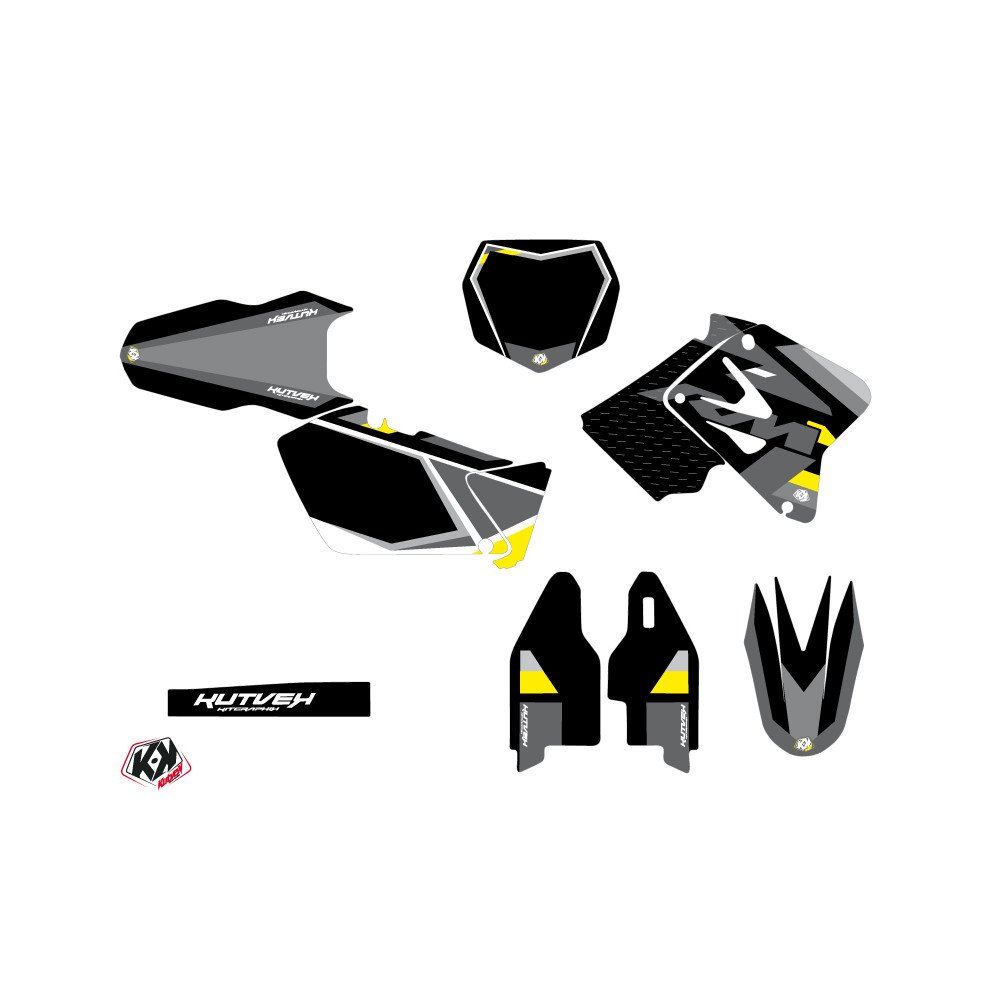Kit Deco Moto Cross Label Suzuki 125 RM Gris