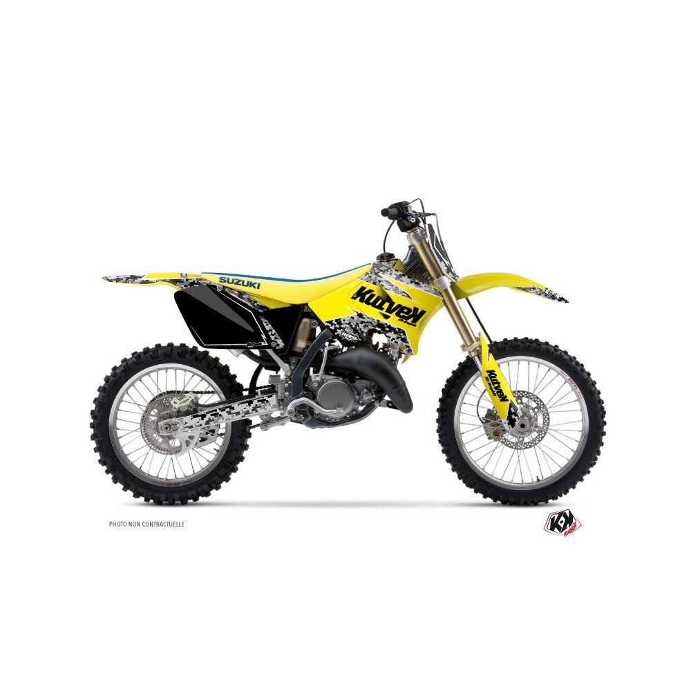 Kit Deco Moto Cross Predator Suzuki 125 RM Jaune