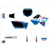 Kit Deco Moto Cross Grade Suzuki 125 RM Blanc