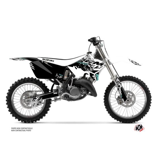 Kit Deco Moto Cross Zero Suzuki 125 RM Turquoise