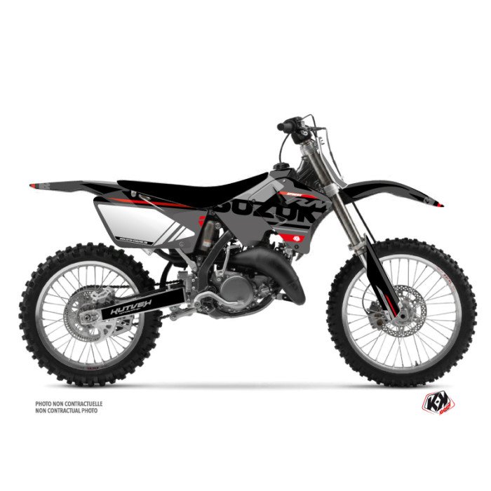 Kit Deco Moto Cross Grade Suzuki 250 RM Noir