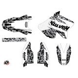 Kit Deco Moto Cross Predator Suzuki 250 RM Blanc LIGHT