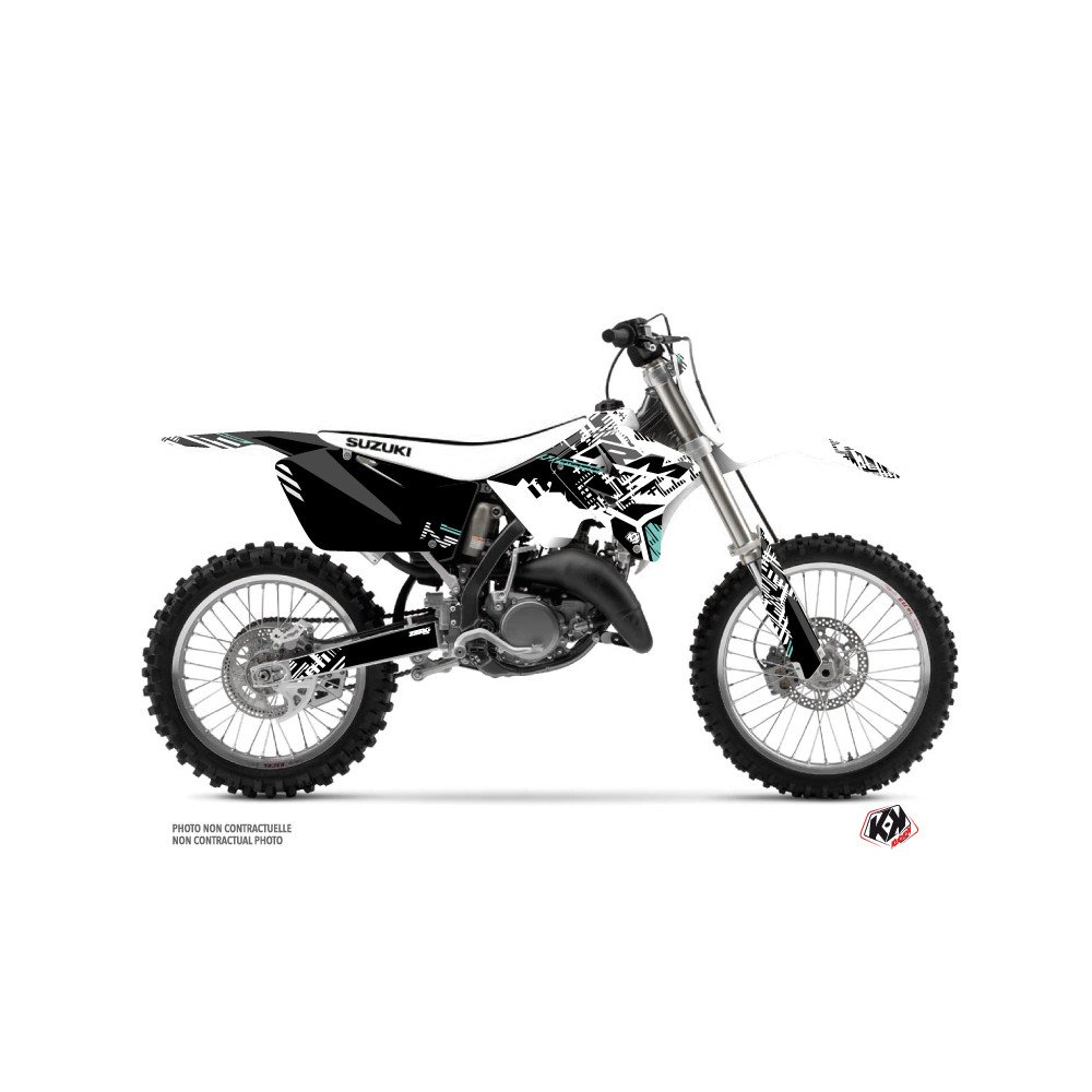 Kit Deco Moto Cross Zero Suzuki 250 RM Turquoise