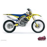 Kit Deco Moto Cross Pulsar Suzuki 250 RM Bleu