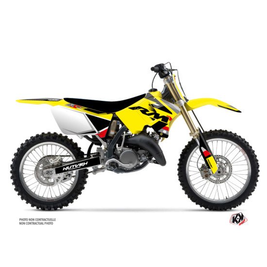 Kit Deco Moto Cross Label Suzuki 250 RM Noir