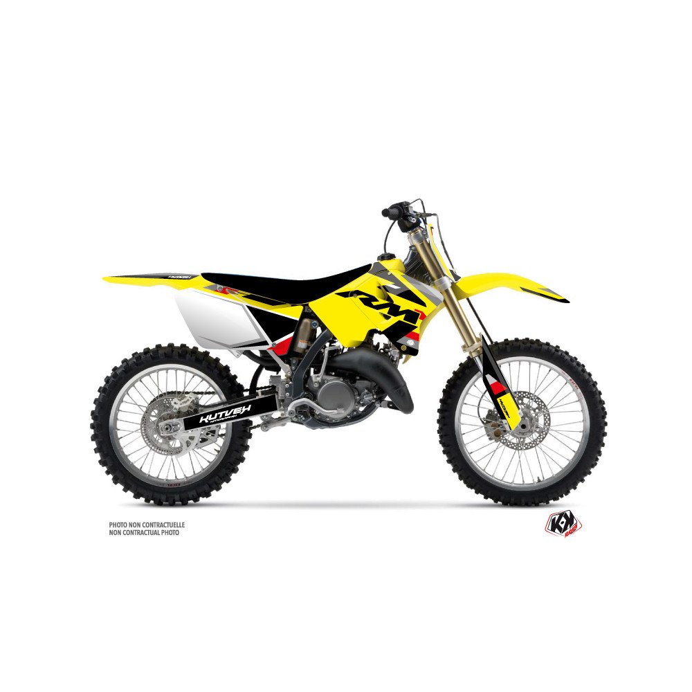 Kit Deco Moto Cross Label Suzuki 250 RM Noir