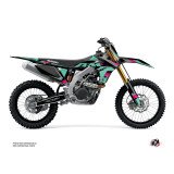 Kit Deco Moto Cross Label Suzuki 250 RMZ Turquoise