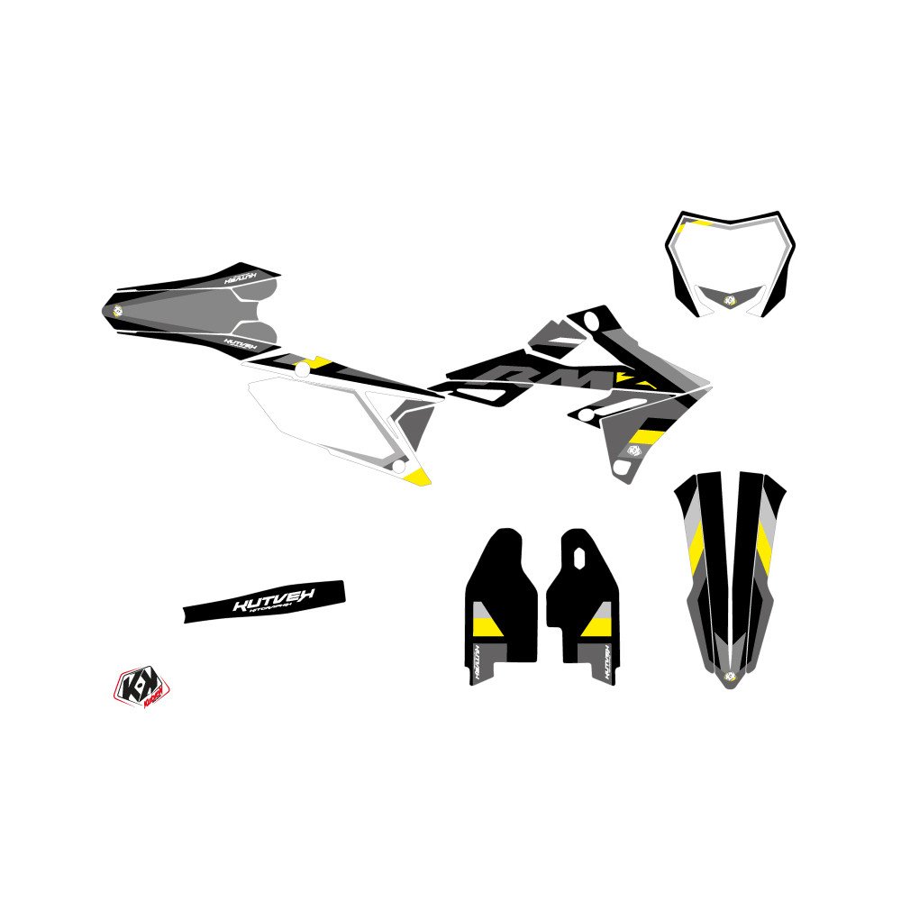 Kit Deco Moto Cross Label Suzuki 250 RMZ Gris
