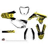 Kit Deco Moto Cross Eraser Fluo Suzuki 250 RMZ Jaune