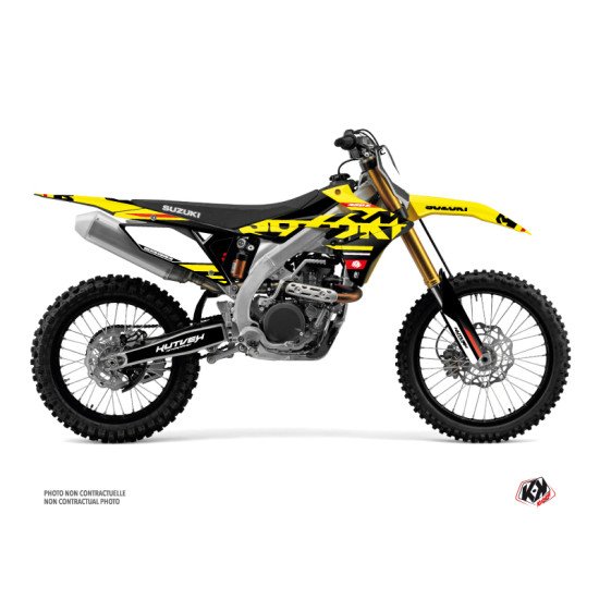 Kit Deco Moto Cross Grade Suzuki 450 RMZ Rouge