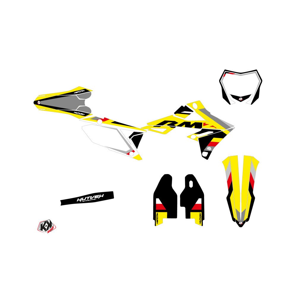 Kit Deco Moto Cross Label Suzuki 450 RMZ Noir