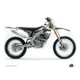 Kit Deco Moto Cross Predator Suzuki 450 RMZ Blanc
