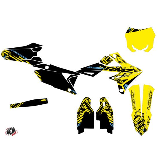 Kit Deco Moto Cross Zero Suzuki 450 RMZ Jaune