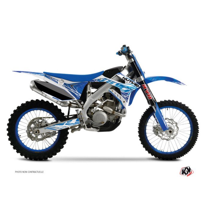 Kit Deco Moto Cross Eraser TM MX 125 Bleu