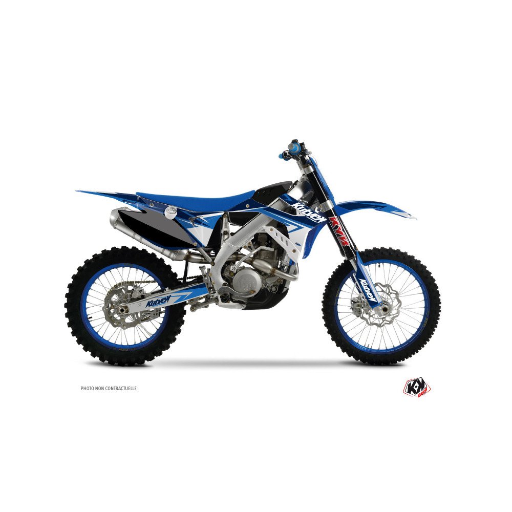 Kit Deco Moto Cross Stage TM MX 125 Bleu