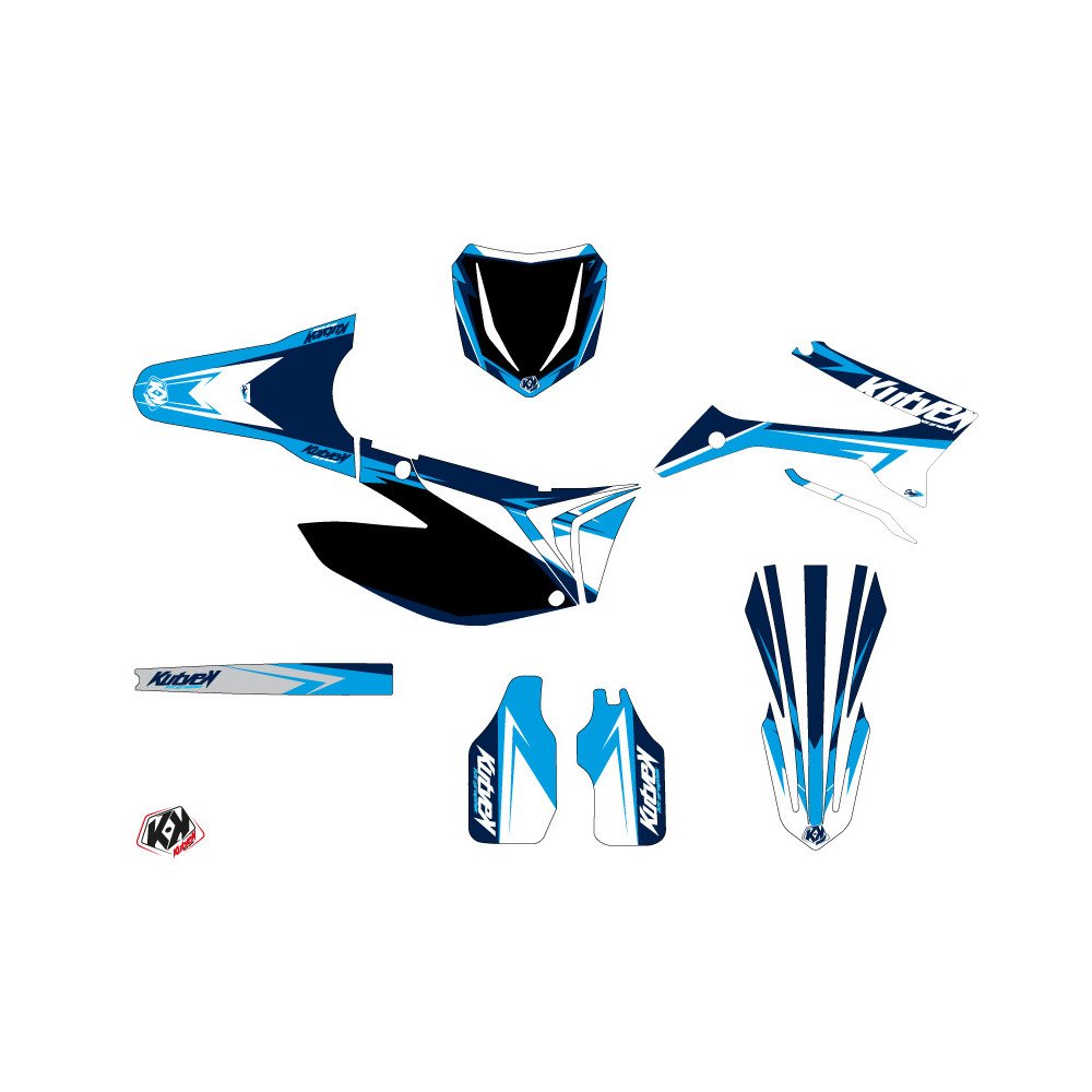 Kit Deco Moto Cross Stage TM MX 125 Bleu