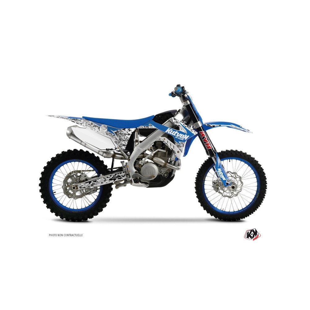 Kit Deco Moto Cross Predator TM MX 300 Bleu
