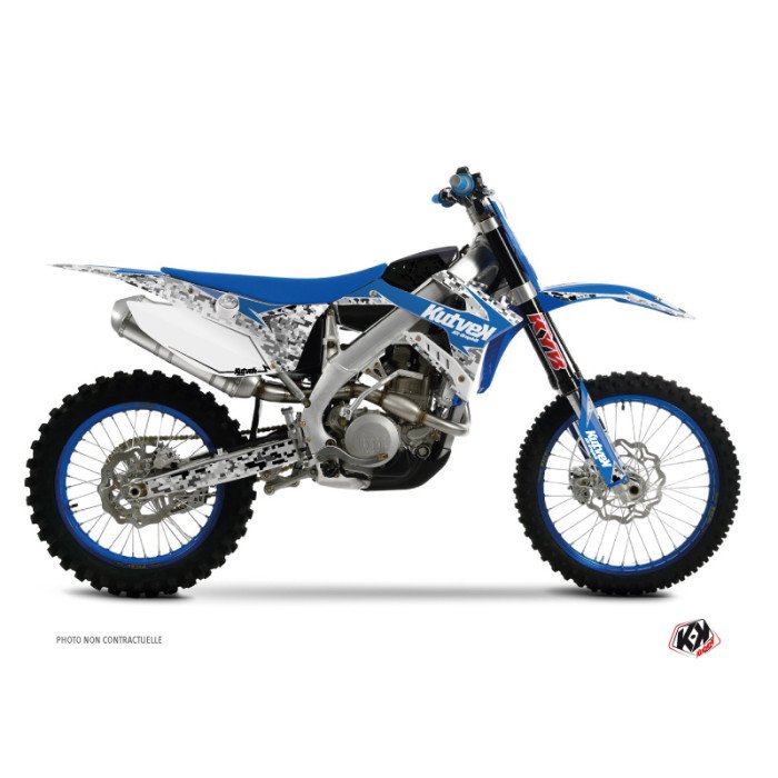 Kit Deco Moto Cross Predator TM MX 300 Bleu