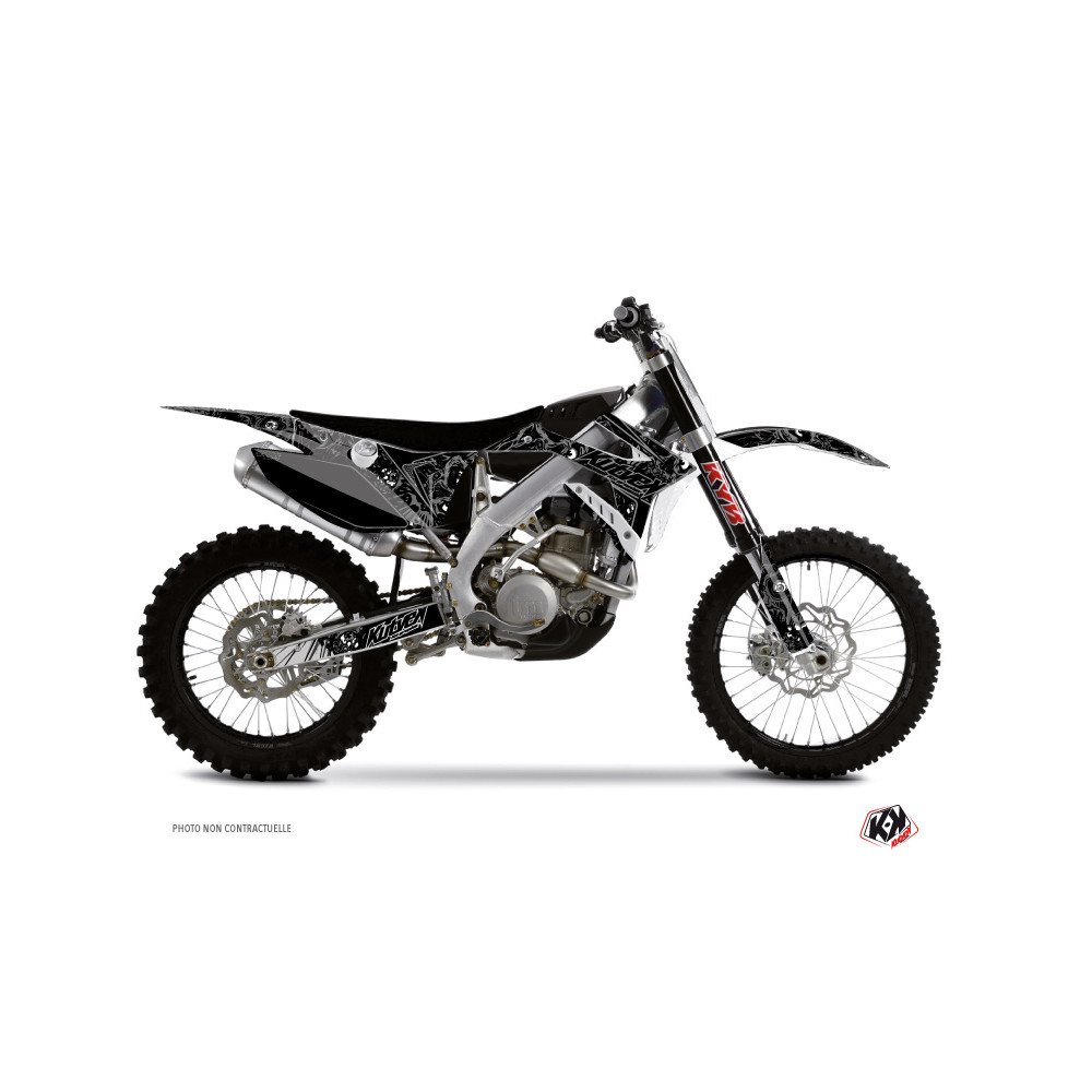 Kit Deco Moto Cross Zombies Dark TM MX 300 Noir