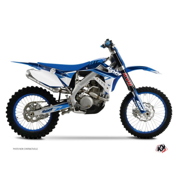 Kit Deco Moto Cross Stage TM MX 450 FI Bleu