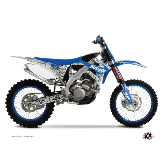 Kit Deco Moto Cross Predator TM EN 250 Bleu