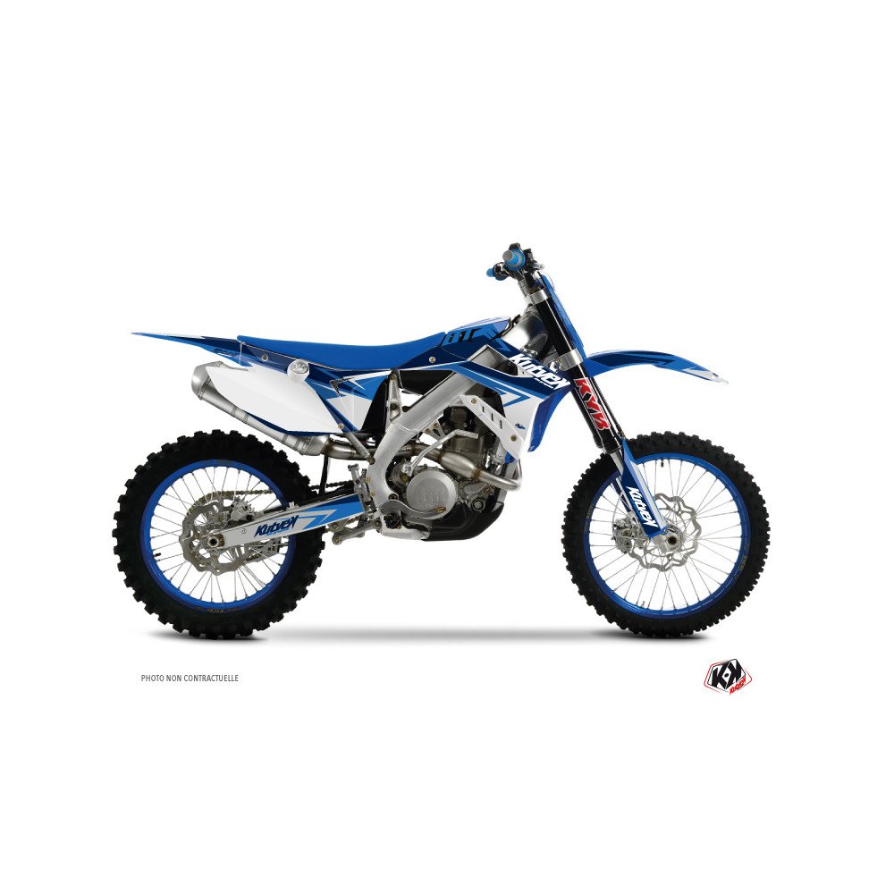 Kit Deco Moto Cross Stage TM EN 250 Bleu