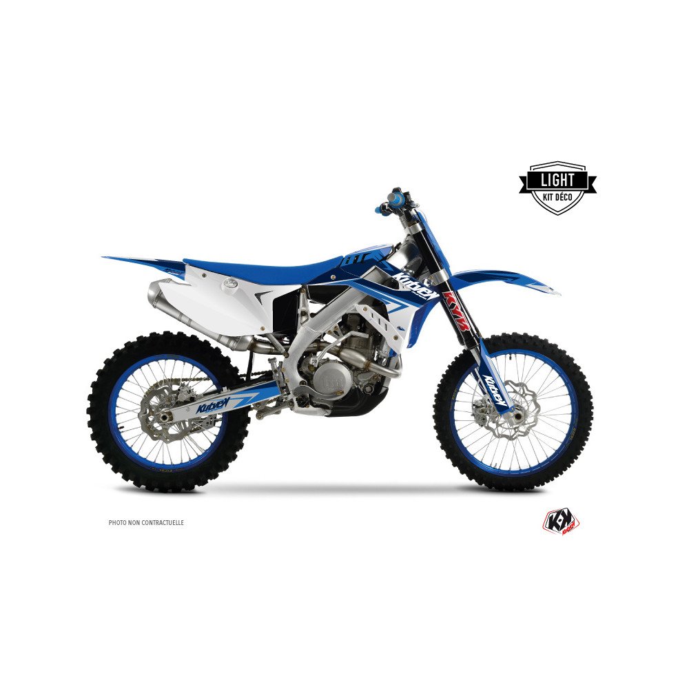 Kit Deco Moto Cross Stage TM EN 450 FI Bleu LIGHT