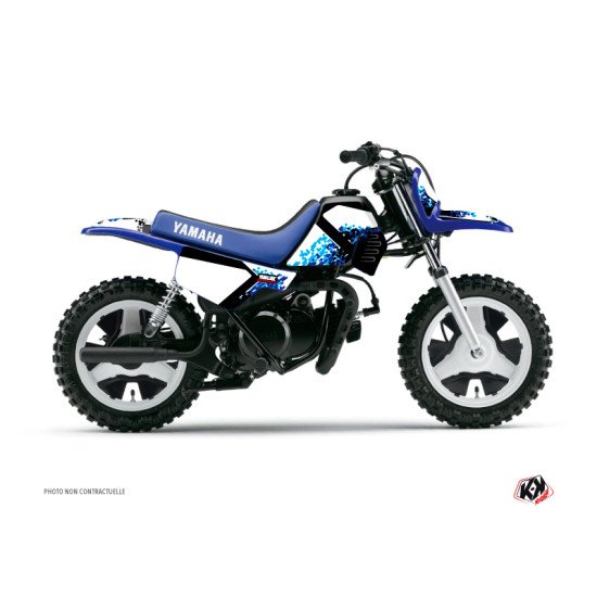 Kit Deco Moto Cross Hangtown Yamaha PW 50 Bleu