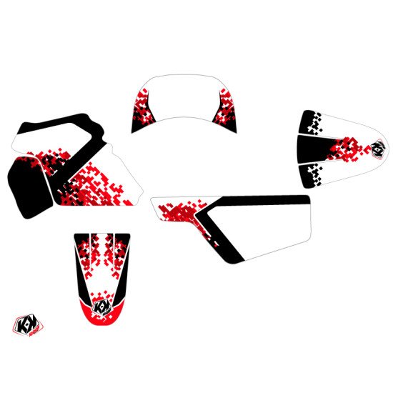 Kit Deco Moto Cross Hangtown Yamaha PW 50 Rouge