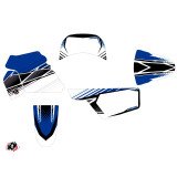 Kit Deco Moto Cross Stripe Yamaha PW 50 Bleu