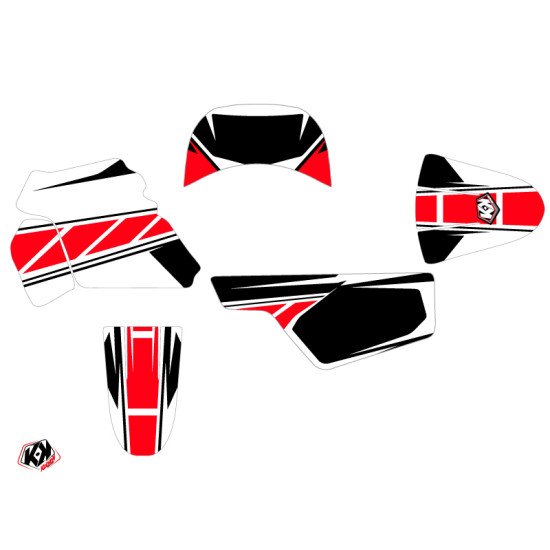 Kit Deco Moto Cross Replica Yamaha PW 50 Rouge