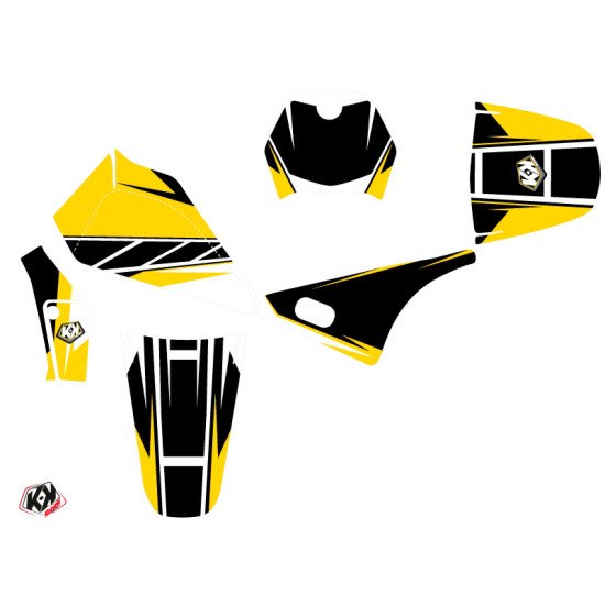 Kit Deco Moto Cross Replica Yamaha PW 80 Jaune