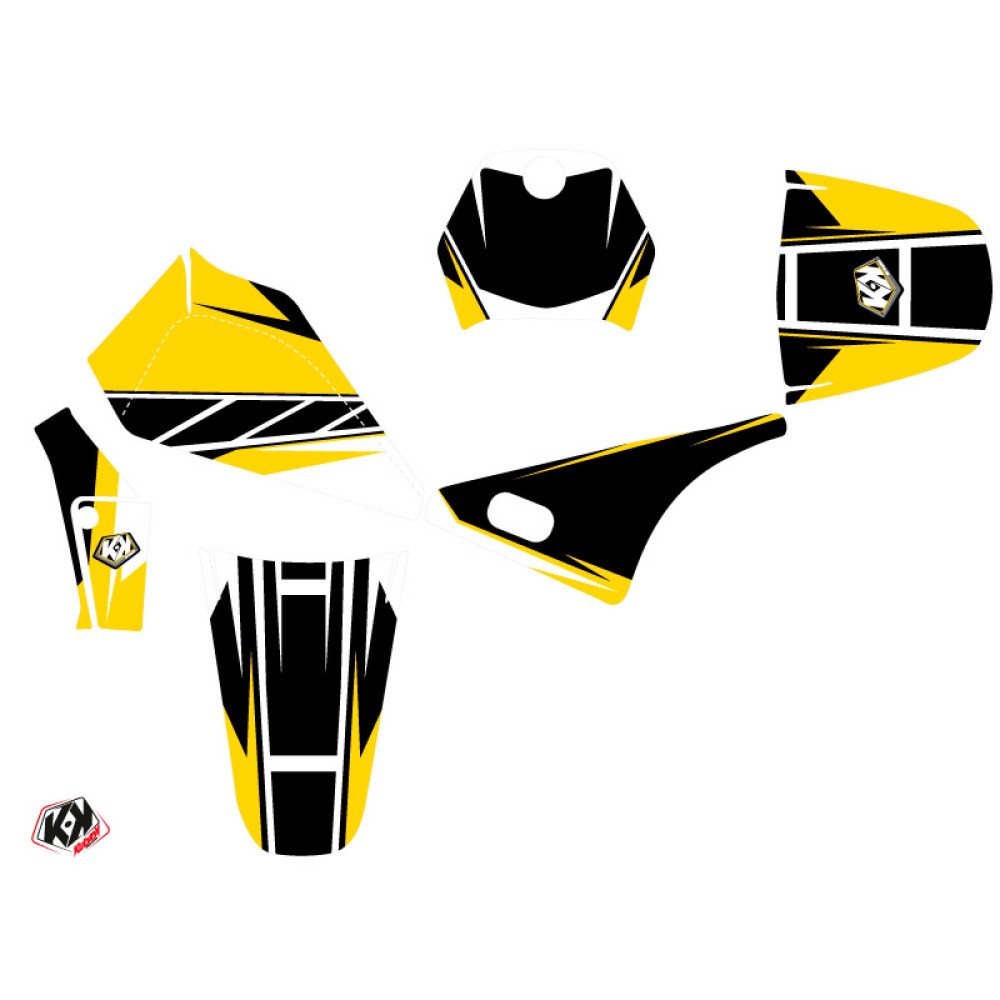 Kit Deco Moto Cross Replica Yamaha PW 80 Jaune