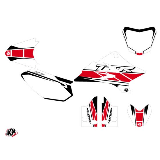 Kit Deco Moto Cross Replica Yamaha TTR 50 Rouge
