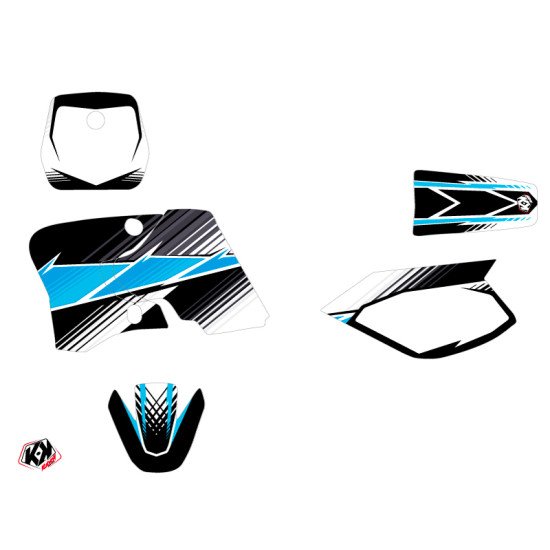 Kit Deco Moto Cross Stripe Yamaha TTR 90 Noir