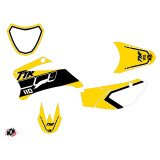 Kit Deco Moto Cross Vintage Yamaha TTR 110 Jaune