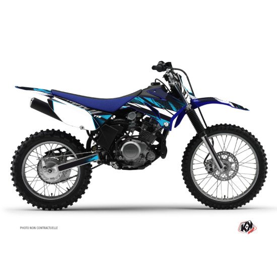 Kit Deco Moto Cross Techno Yamaha TTR 125 Bleu