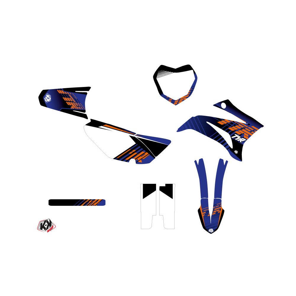 Kit Deco Moto Cross Flow Yamaha TTR 125 Orange