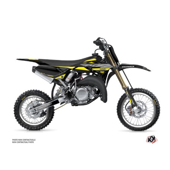 Kit Deco Moto Cross Outline Yamaha 65 YZ Jaune