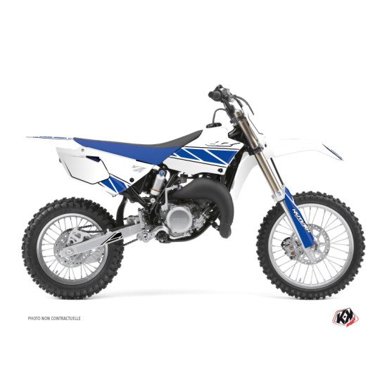 Kit Deco Moto Cross Replica Yamaha 85 YZ Blanc Bleu