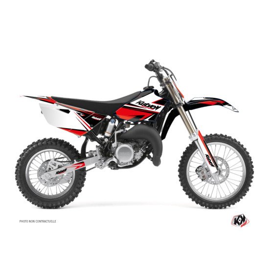 Kit Deco Moto Cross Stage Yamaha 85 YZ Noir Rouge