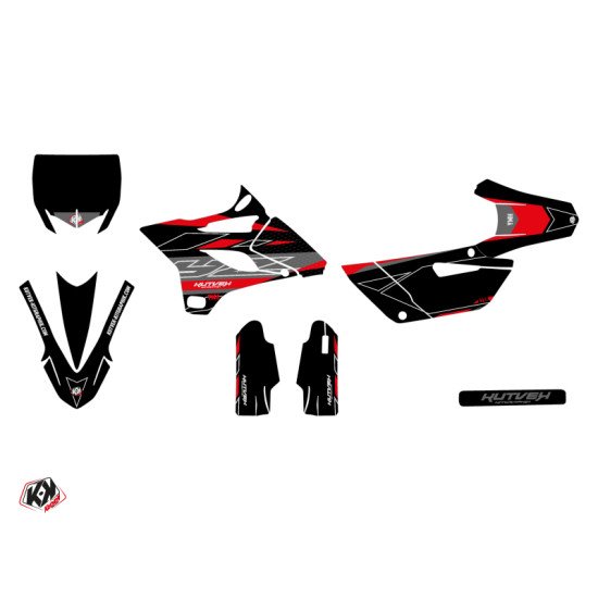 Kit Deco Moto Cross Outline Yamaha 85 YZ Rouge