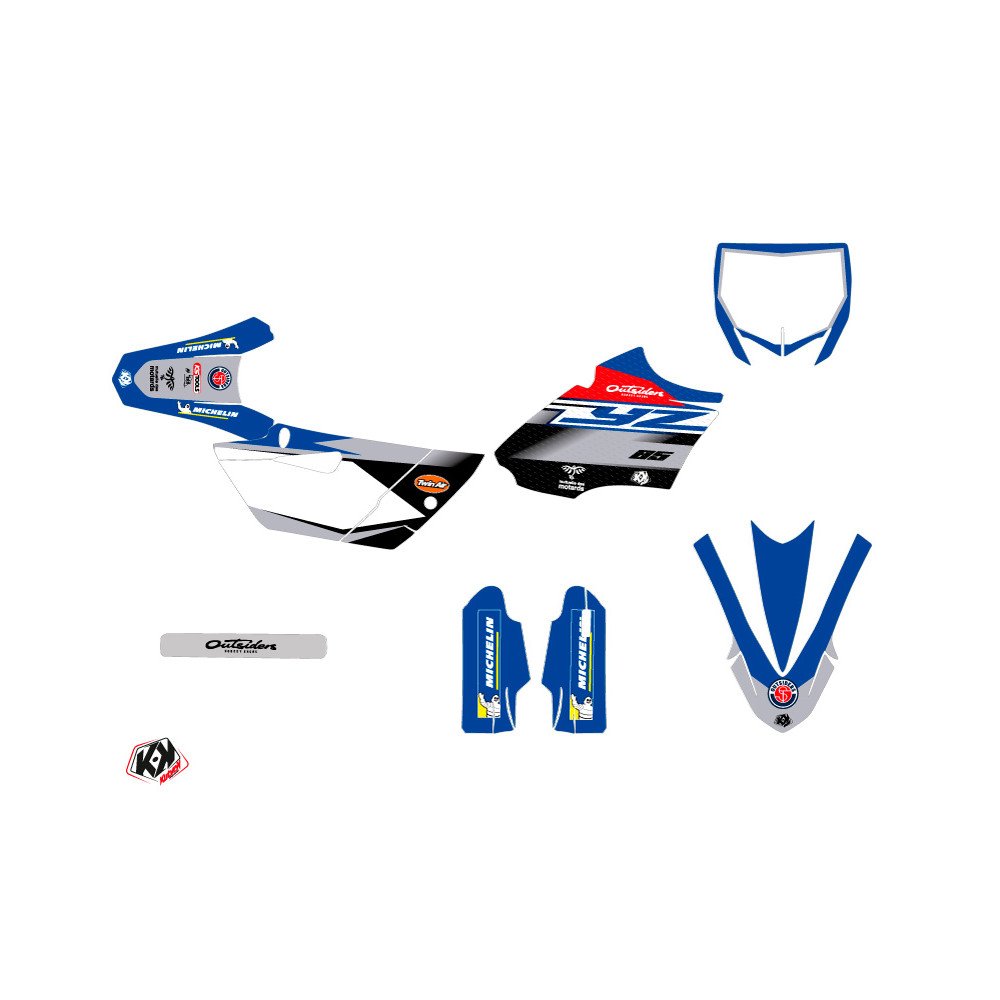 Kit Deco Moto Cross Replica Team Outsiders 2020 Yamaha 85 YZ