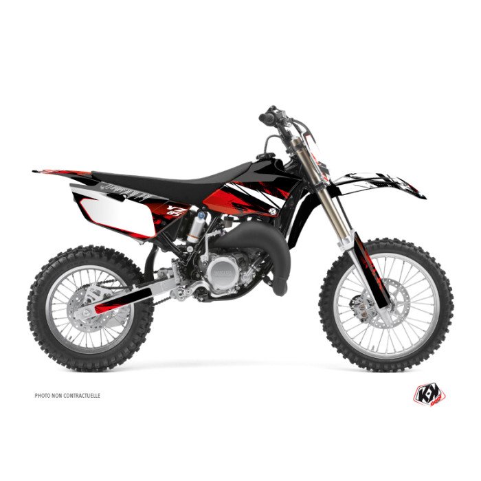 Kit Deco Moto Cross Techno Yamaha 85 YZ Rouge