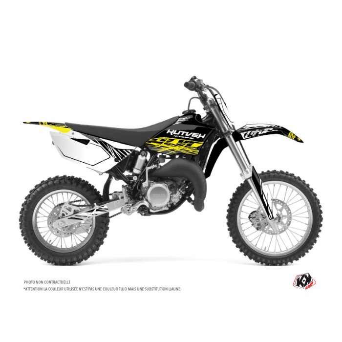 Kit Deco Moto Cross Eraser Fluo Yamaha 85 YZ Jaune